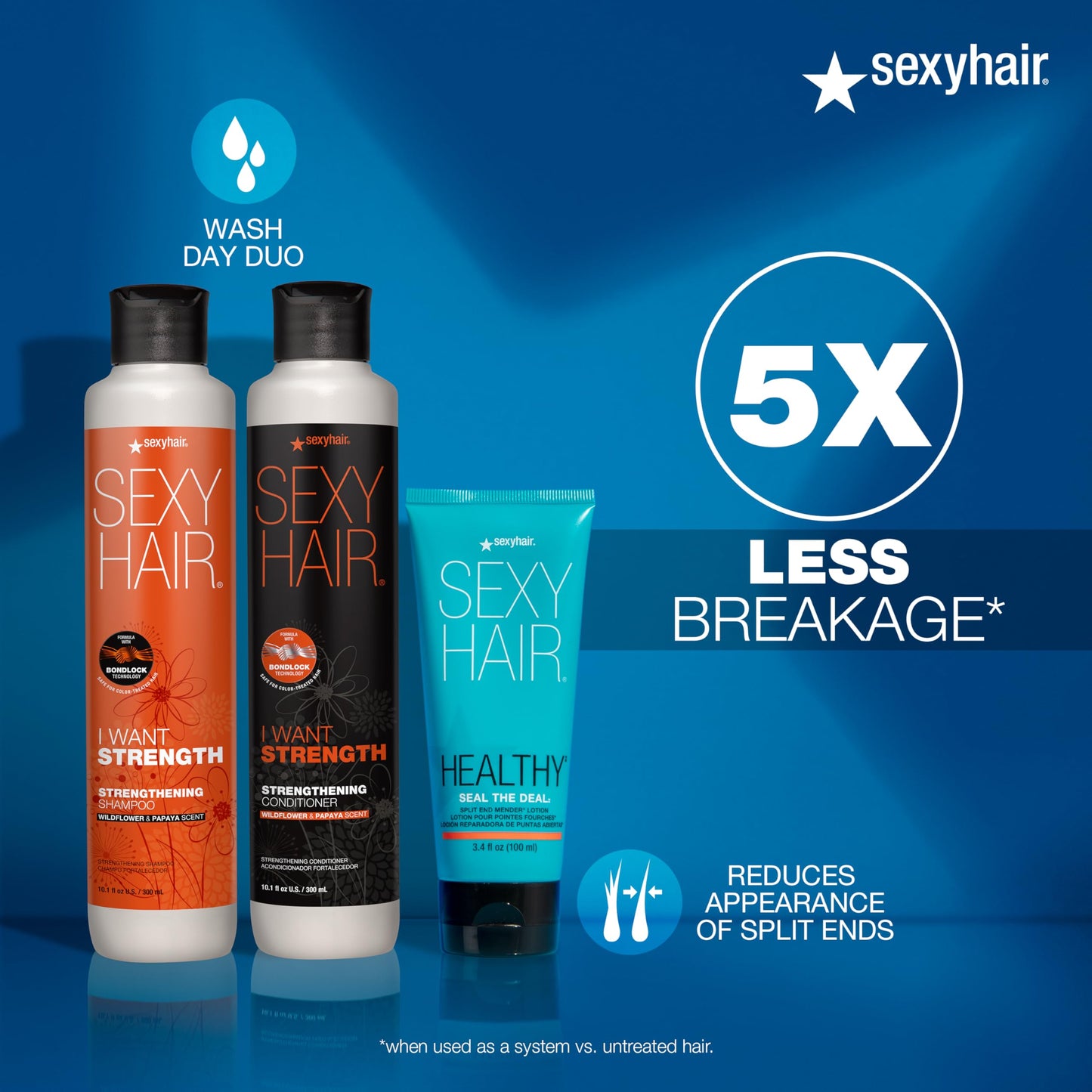 SexyHair Healthy Seal the Deal Split End Mender Lotion, 3.4 Oz, Mends Split Ends, All Hair Types Beauty & Personal Care SexyHair