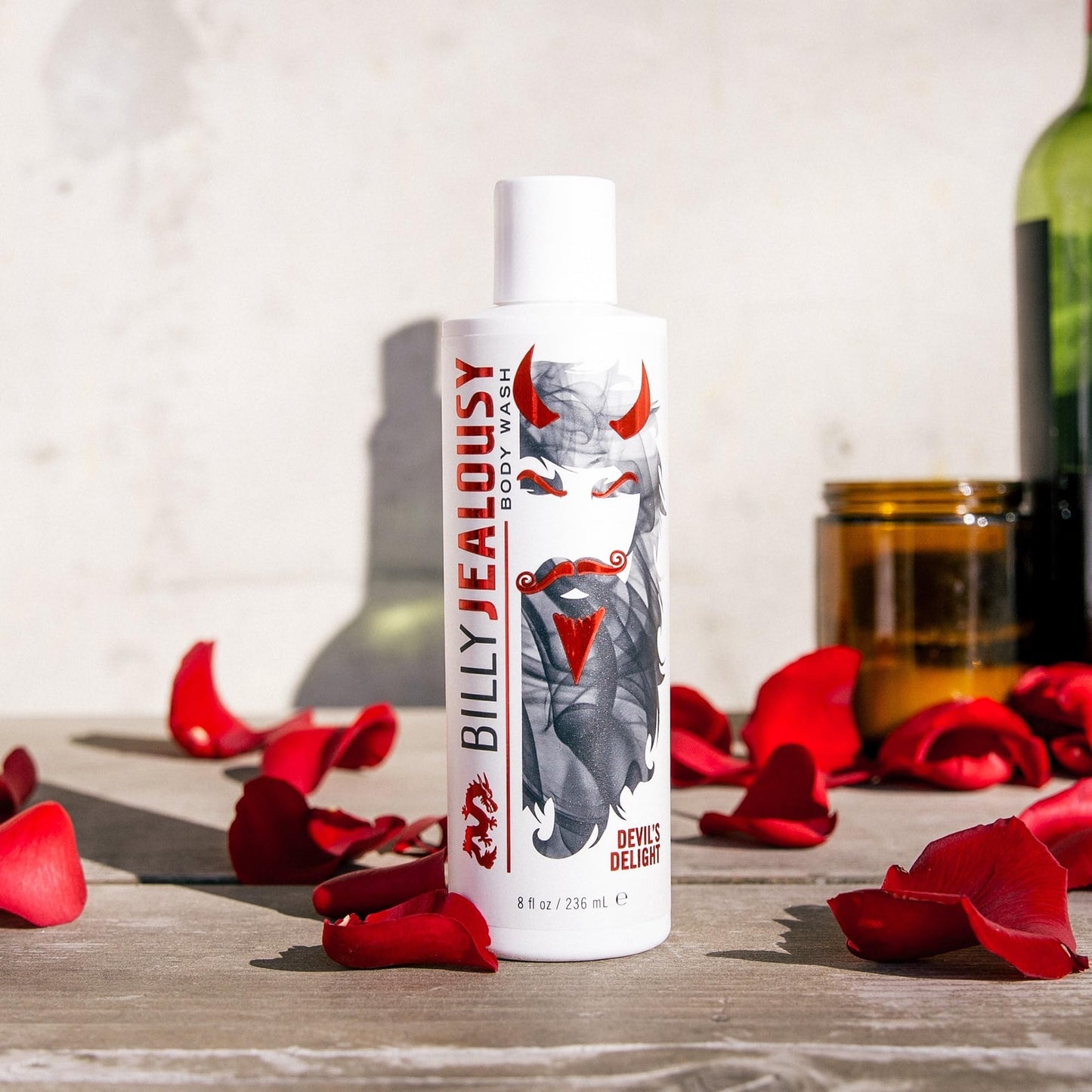 Billy Jealousy Devil's Delight Hydrating Body Wash for Men with Coconut Oil and Shea Butter, Cleanse, Smooth & Soften Skin, Black Pepper/Sandalwood Beauty & Personal Care Billy Jealousy