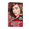 Revlon Colorsilk Beautiful Color Permanent Hair Color, Long-Lasting High-Definition Color, Shine & Silky Softness with 100% Gray Coverage, Ammonia Beauty & Personal Care REVLON
