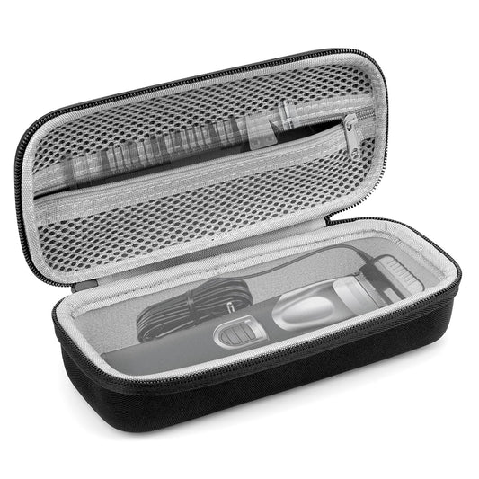 Linkidea Hard Travel Case Compatible with Wahl USA Pro Series 3026018 & Manscaper 5708, Beard Trimmer Storage Organizer with Mesh Pocket for Basic Beauty and Personal Care Linkidea