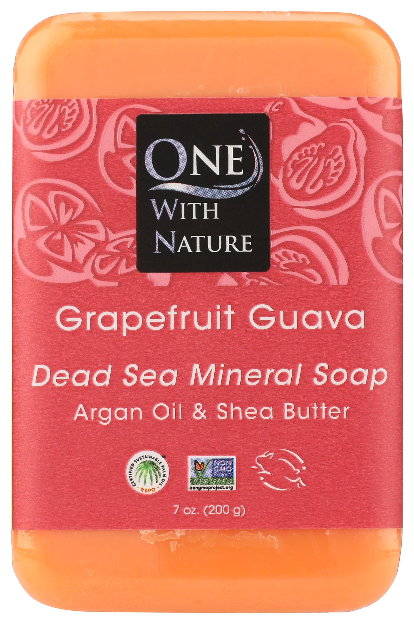 One With Nature Soap Bar Grpfrt Guava, 7 oz Beauty & Personal Care One With Nature
