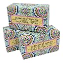 Greenwich Bay Trading Co, Jasmine and Honey Shea Butter Soap, Set of 3 Bars, 6.4 Ounces Each Beauty & Personal Care Greenwich Bay Trading Company