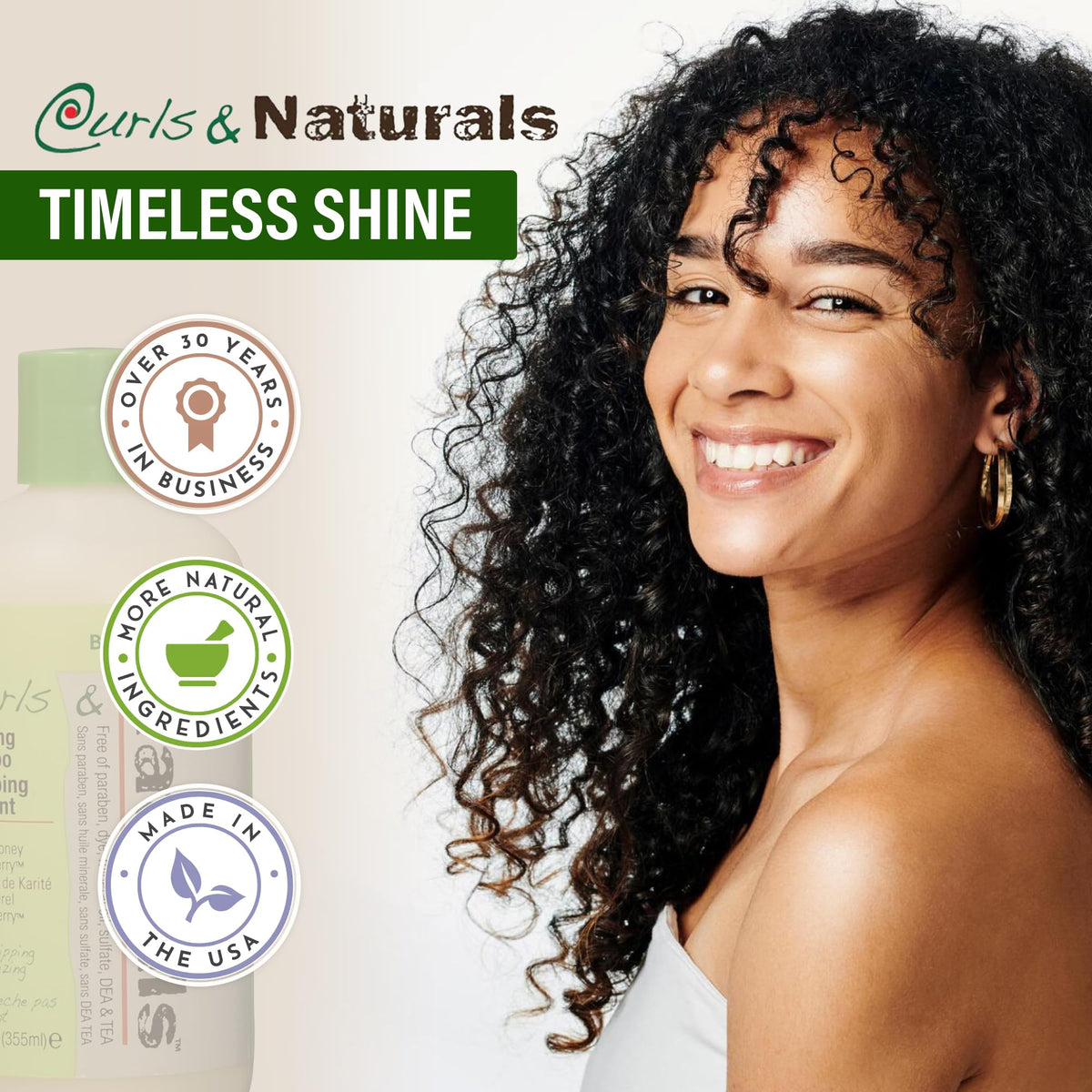 Curls & Naturals Cleansing Shampoo With Shea Butter