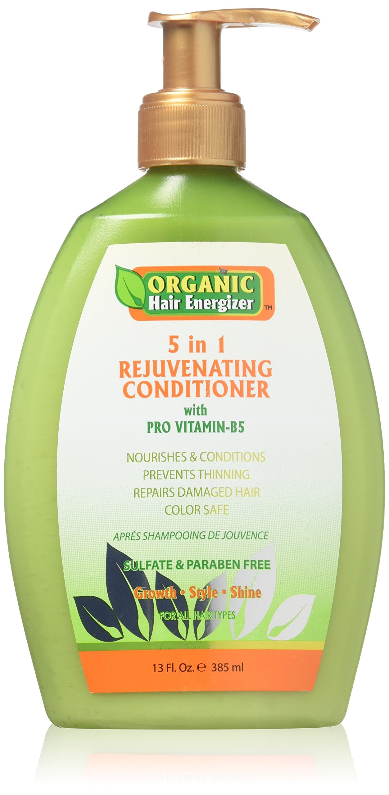 Organic Hair Energizer 5 In 1 Rejuvenating Conditioner 13oz, 13 Oz Beauty & Personal Care Organic Hair Energizer