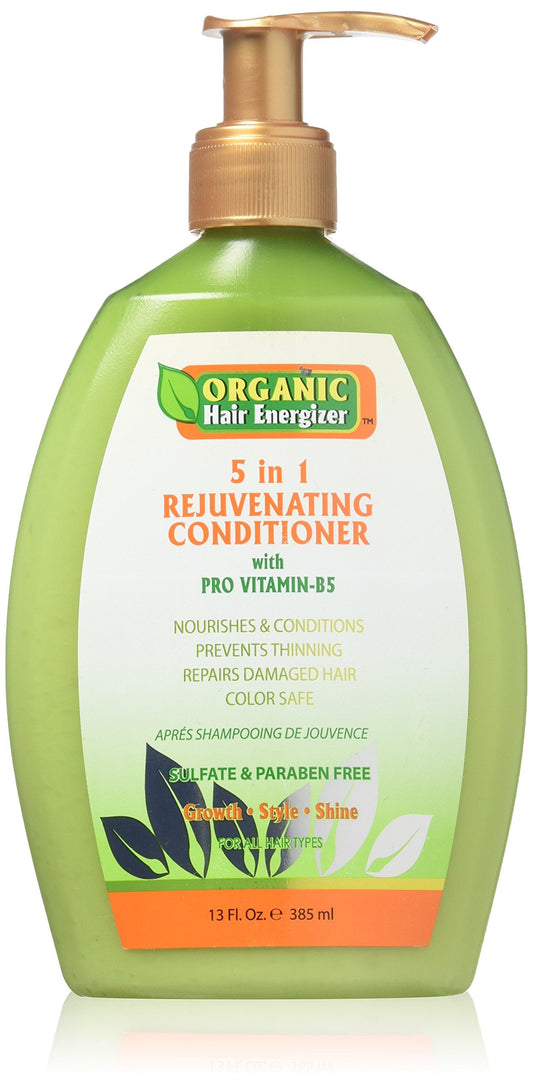 Organic Hair Energizer 5 In 1 Rejuvenating Conditioner 13oz, 13 Oz Beauty & Personal Care Organic Hair Energizer