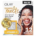 Olay Cleansing Melts + Vitamin C Face Cleanser, 12ct, Water-Activated Face Wash Cleans, Tones, and Refreshes Skin Beauty & Personal Care Olay
