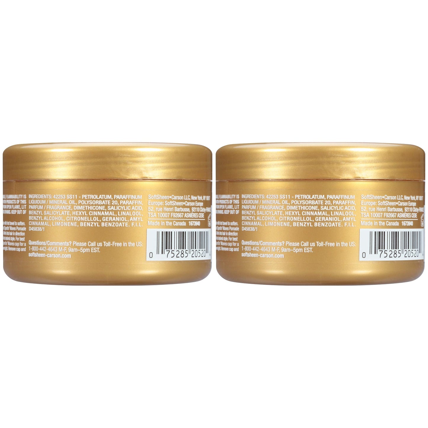 Softsheen Carson Sportin' Waves Maximum Hold Pomade, 2 Count Beauty & Personal Care SoftSheen