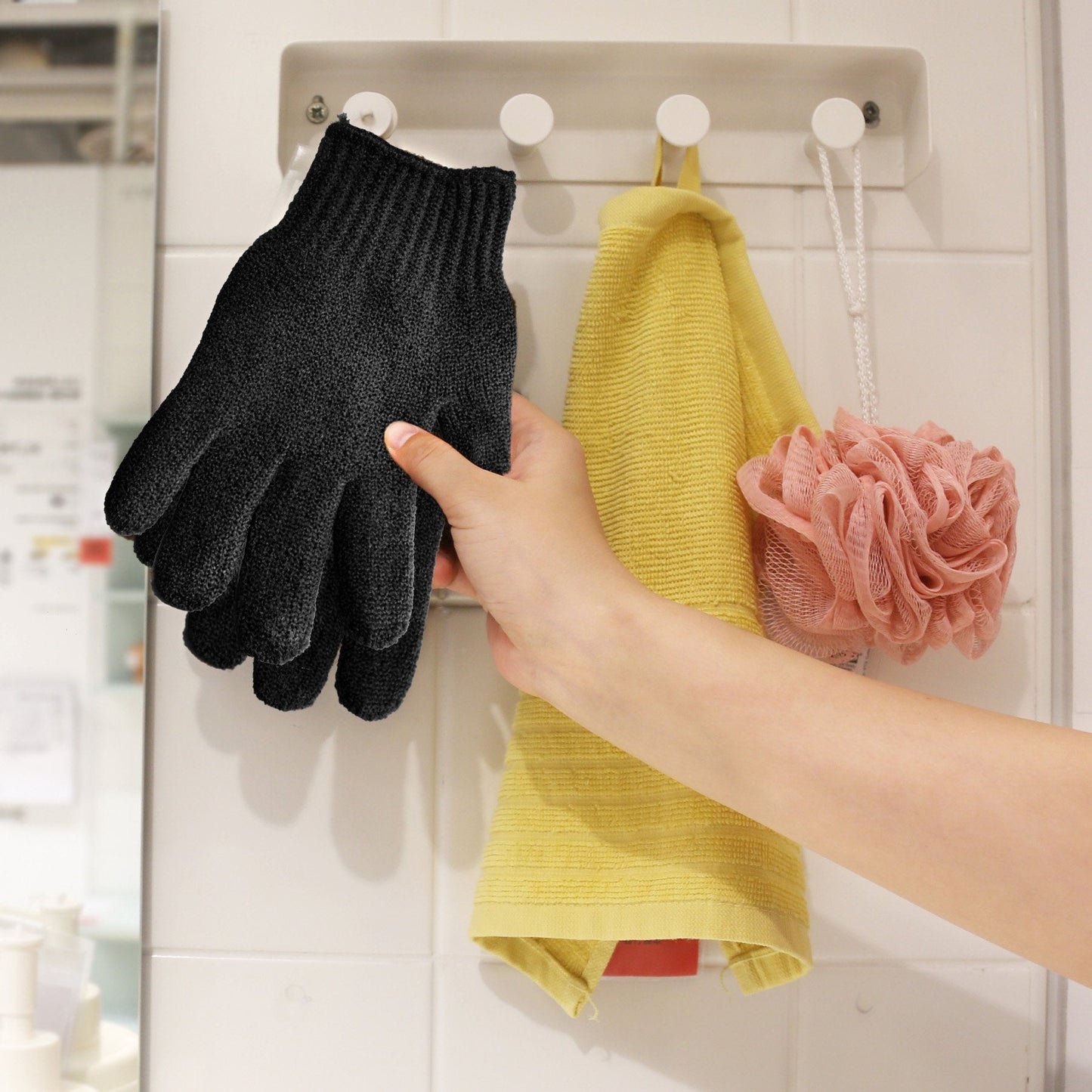 MIG4U Exfoliating Shower Gloves for Bath, Premium Nylon Body Wash Bathing Gloves for Men Women Spa, Massage and Skin Scrub, Dead Skin Remover Beauty & Personal Care MIG4U