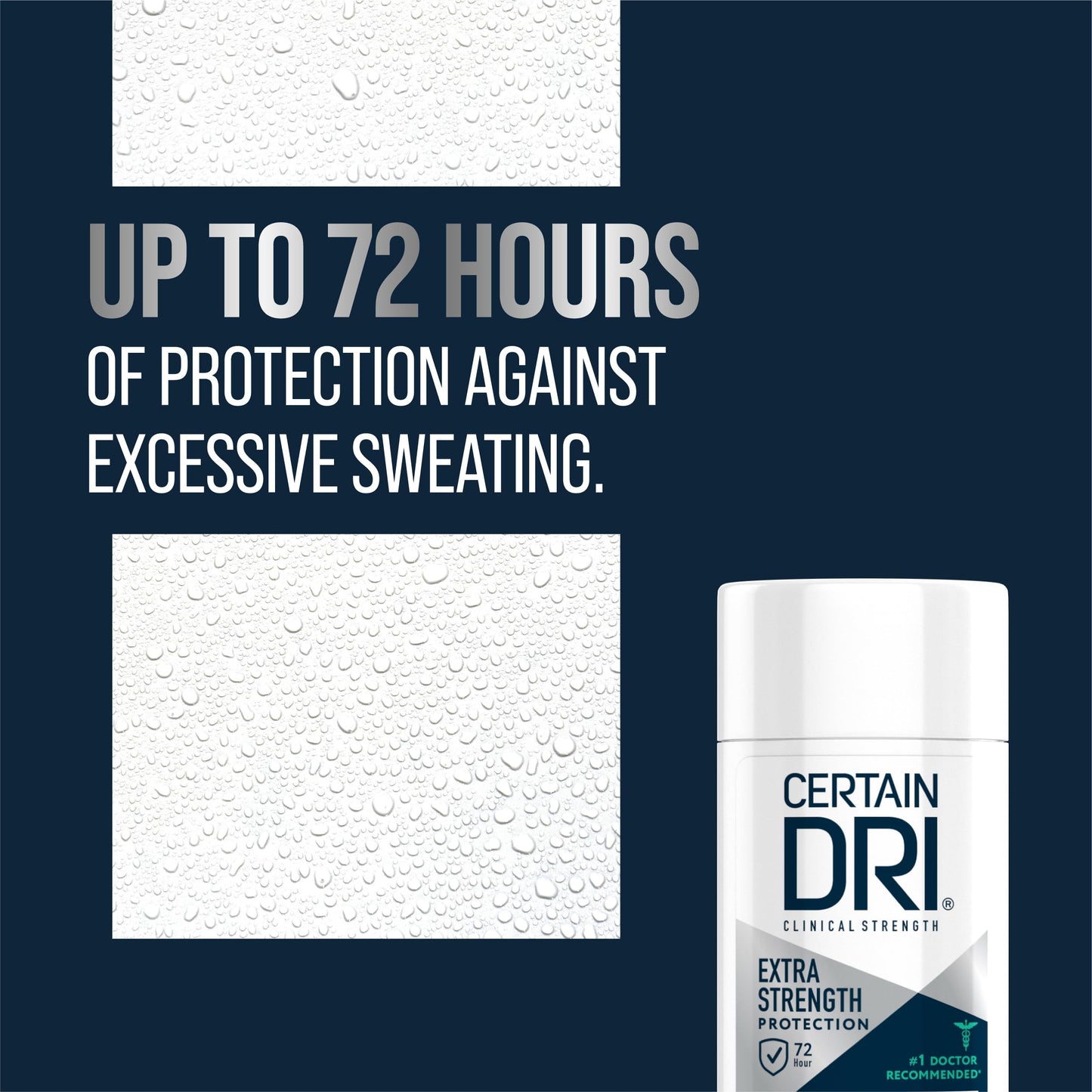 Certain Dri Extra Strength Clinical Antiperspirant - 72-Hour Sweat & Odor Protection for Excessive Sweating - Maximum Strength Deodorant for Men Beauty and Personal Care Certain Dri