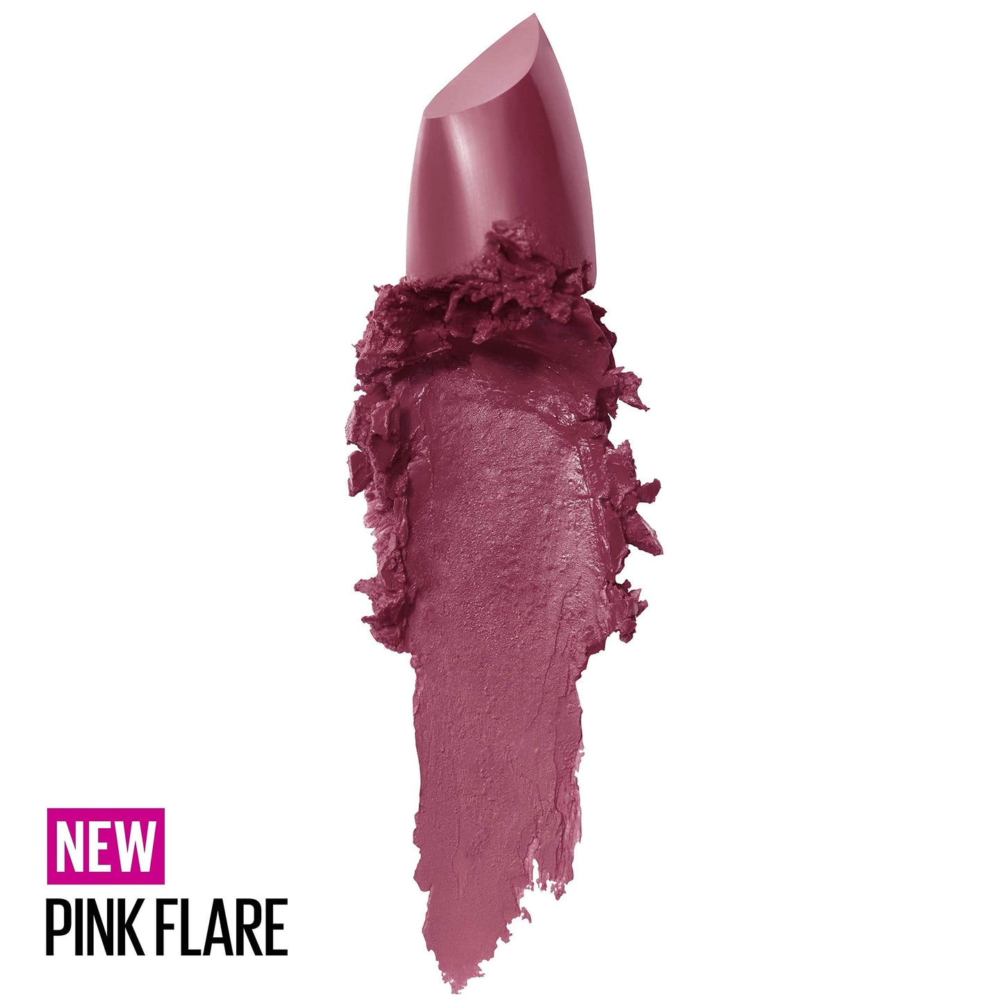 Maybelline Color Sensational Lipstick, Lip Makeup, Cream Finish, Hydrating Lipstick, Nude, Pink, Red, Plum Lip Color, Pink Flare, 0.15 oz; (Packaging Beauty & Personal Care MAYBELLINE