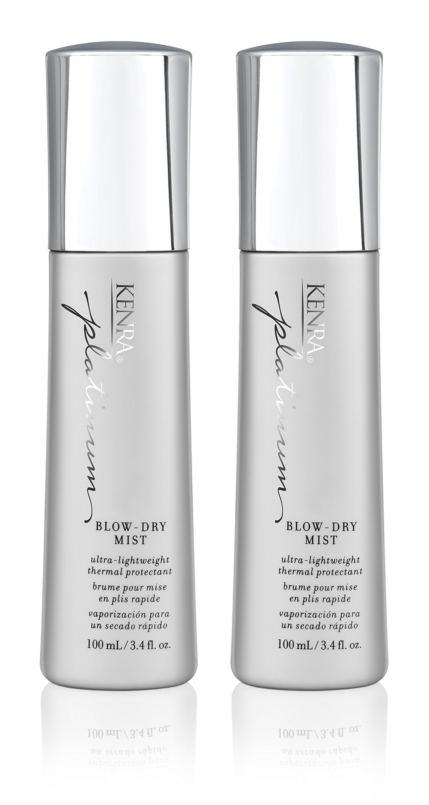 Kenra Professional Platinum Blow-Dry Mist | Ultra-Lightweight Thermal Protectant | Detangles, Smooths, & Softens | Eliminates Frizz & Resists Humidity Beauty and Personal Care Kenra Default Title