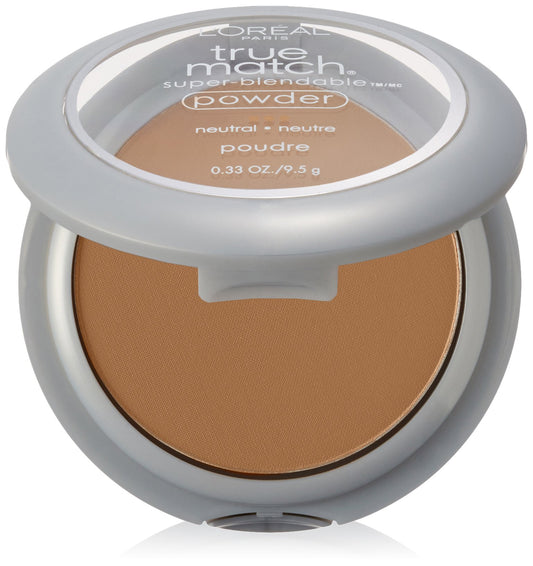 L'Oréal Paris True Match Super-Blendable Powder, Nude Beige, 0.33 oz.