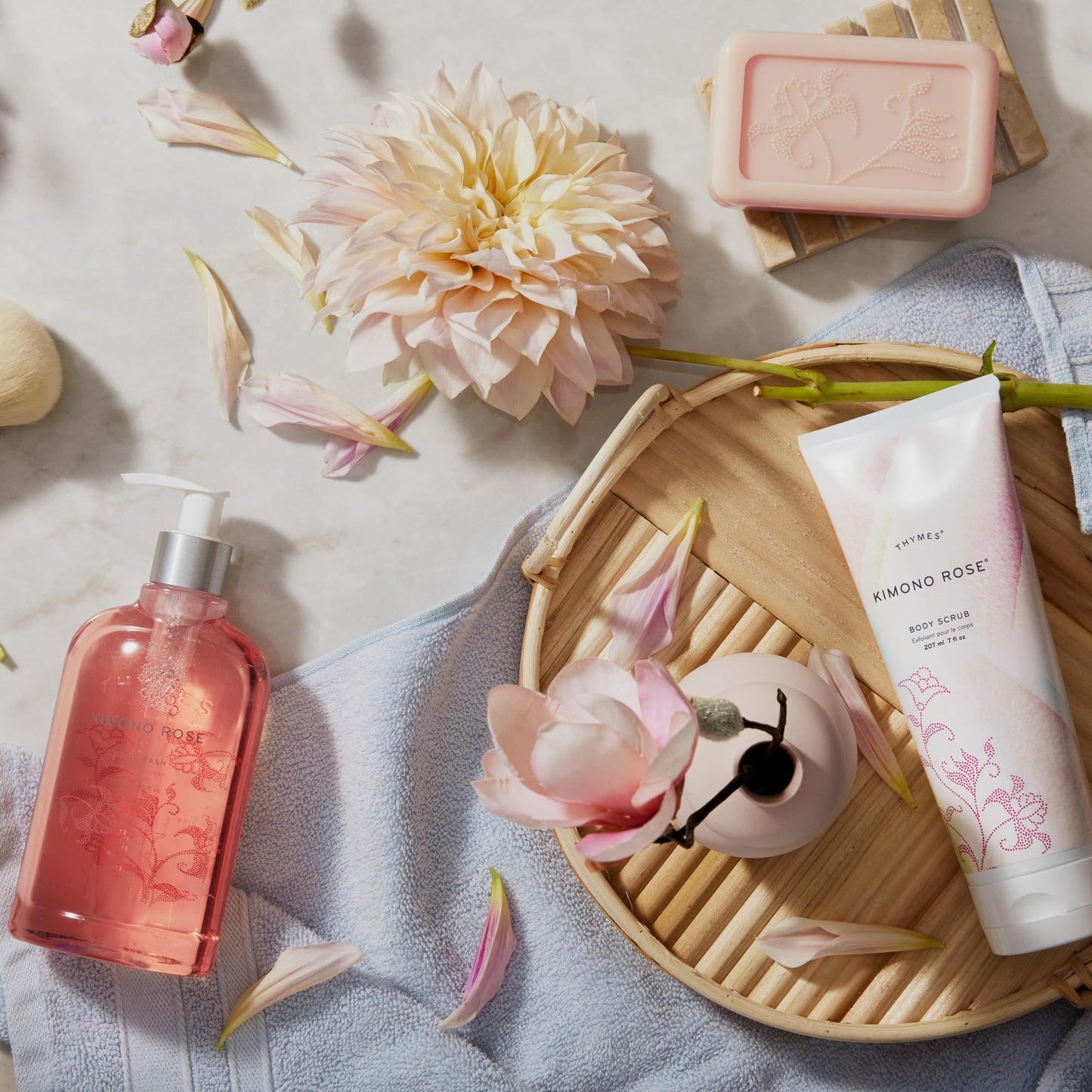 Thymes Bath Soap - 6 Oz - Kimono Rose Beauty & Personal Care Thymes