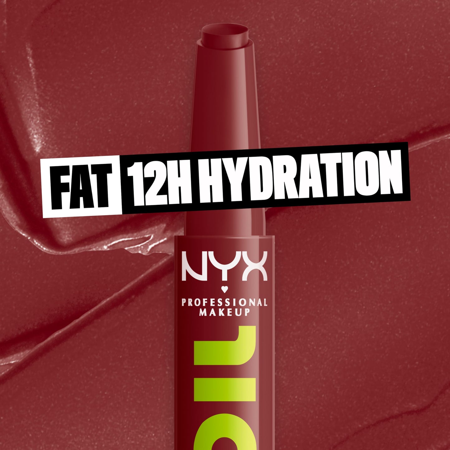 NYX PROFESSIONAL MAKEUP Fat Oil Slick Click, Lightweight, Buildable, Pigmented Vegan Lip Balm - In A Mood Beauty & Personal Care NYX PROFESSIONAL MAKEUP