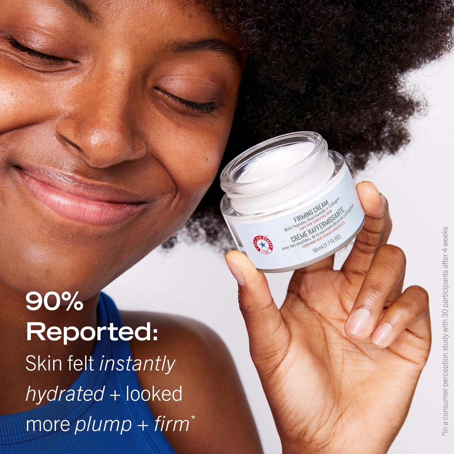 First Aid Beauty Firming Collagen Cream with Collagen, Peptides and Niacinamide - Day + Night Anti-Aging Face Moisturizer - 1.7 fl oz Beauty & Personal Care First Aid Beauty