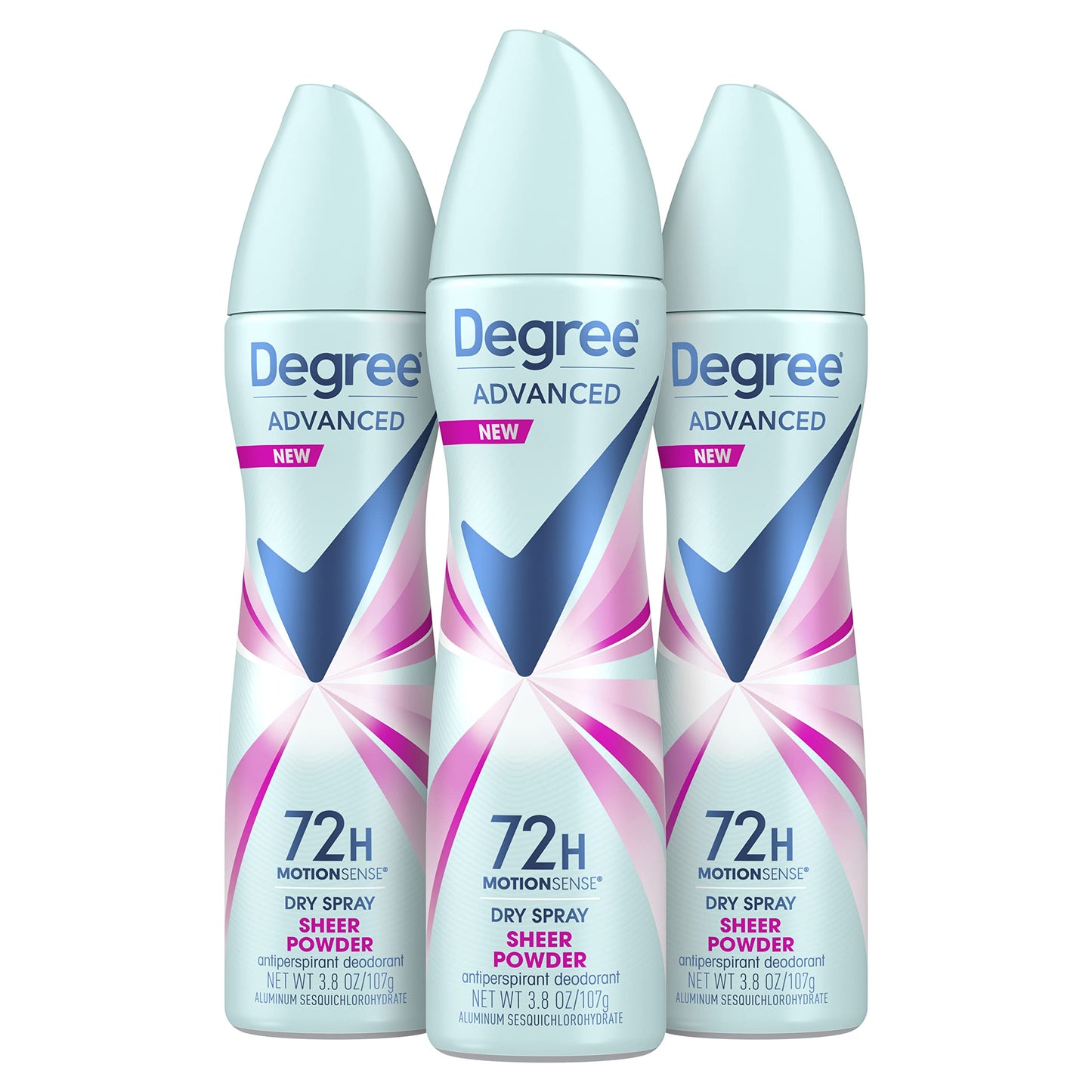 Degree Advanced Antiperspirant Deodorant Dry Spray 72-Hour Sweat and Odor Protection Sheer Powder Deodorant Spray For Women With MotionSense Beauty and Personal Care Degree