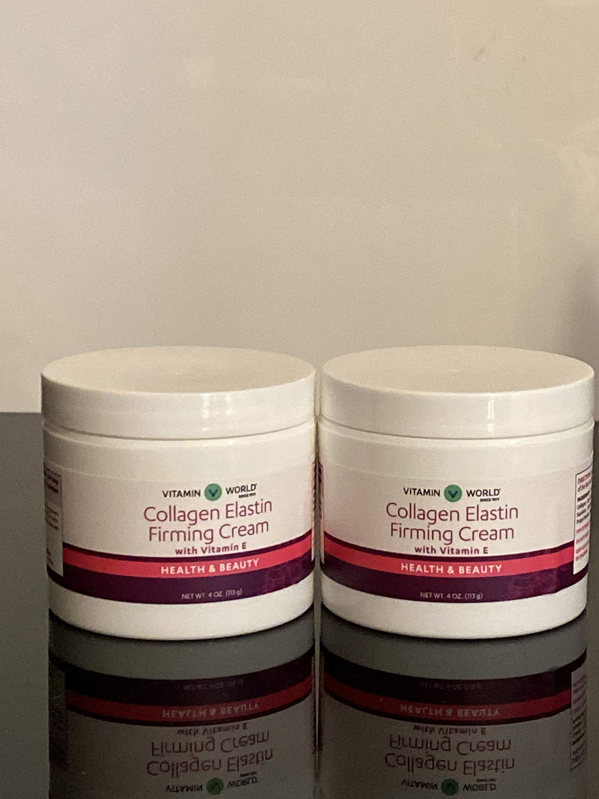 Collagen Elastin Firming Cream With Vitamin E 2 4 oz. (113 G) Jars