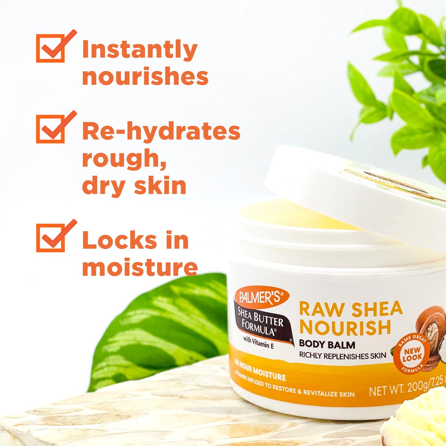 Palmer's Shea Butter Formula Raw African Shea Butter Balm, Nourishing Body Moisturizer for Rough, Dry Skin, 7.25 Ounces Beauty & Personal Care Palmer's