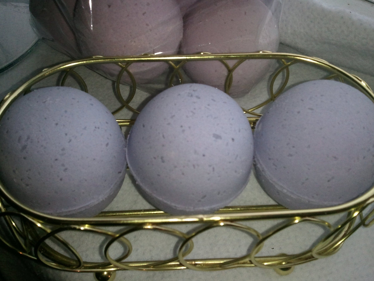 3 Lavender Luxury Bath Bombs, Large 5 oz Each, Handmade with Shea, Mango & Cocoa Butter, Ultra Moisturizing, Individually Hand Wrapped, Great for Dry… Beauty & Personal Care Spa Girl/Spa Pure