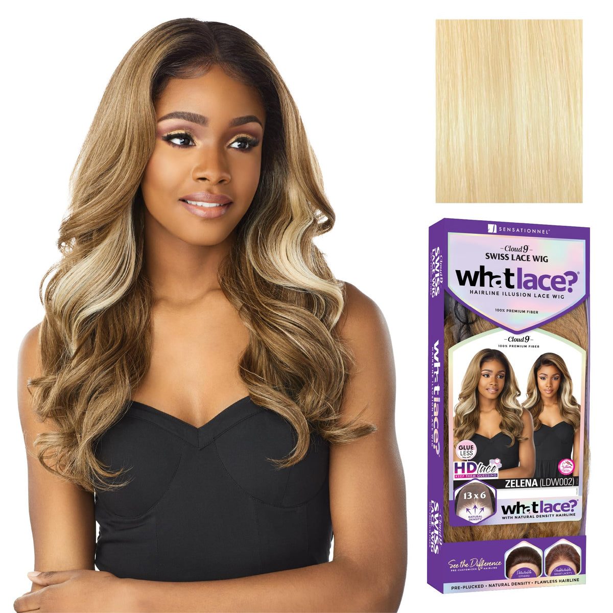 Sensationnel What Lace 13x6 Wig-Zelena, 613 BLONDE