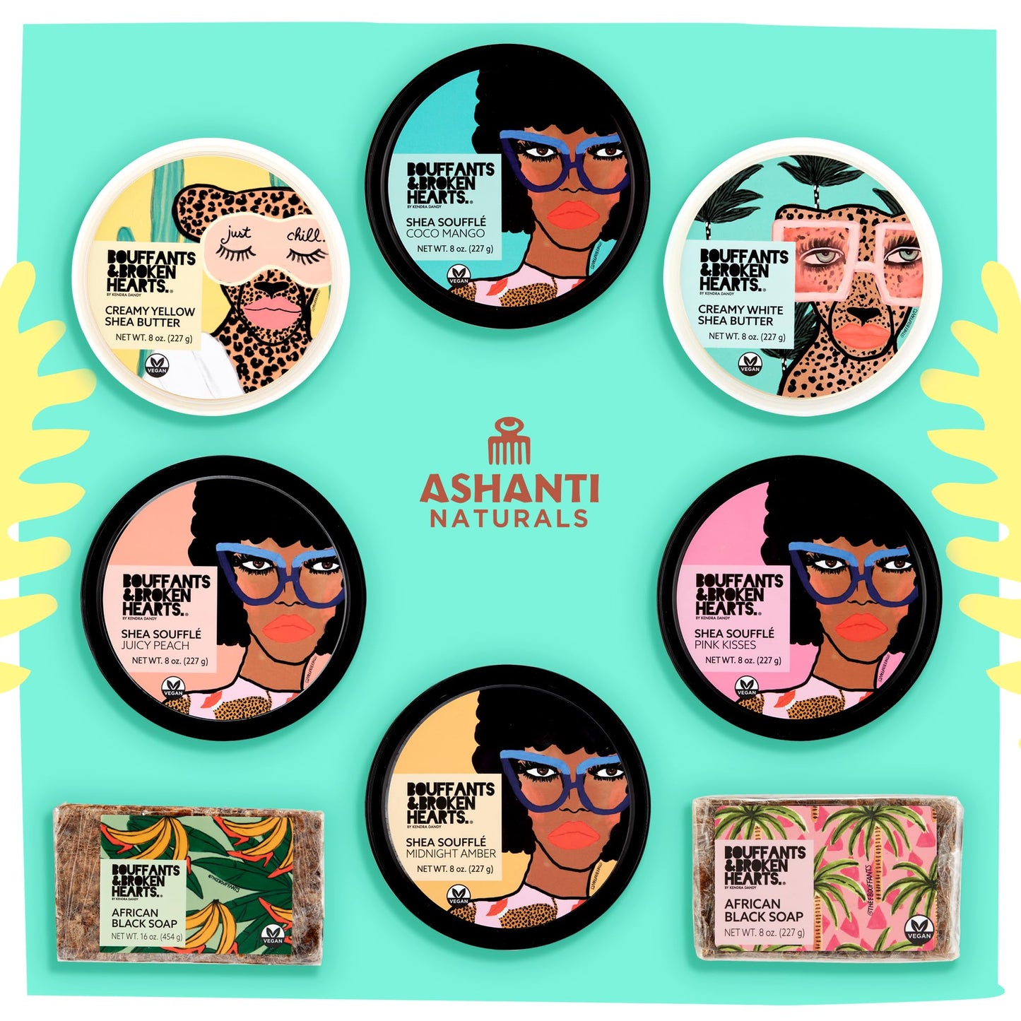 Ashanti Naturals Authentic African Black Soap Bar | Cleansing and Nourishing Black African Soap Bar| Acne Bar Soap with Shea Butter and Coconut Oil Beauty & Personal Care Ashanti Naturals