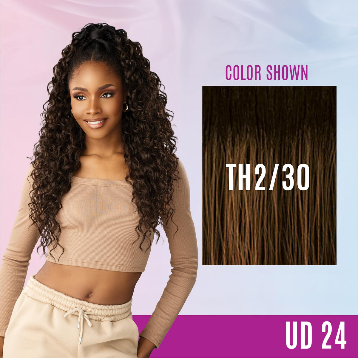 Sensationnel Instant Updown Halfwig Pony-Iud 24, TH2/30
