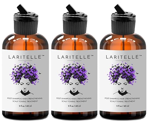 Laritelle Organic Post-Shampoo Hair Strengthening & Scalp Toning Treatment - Rosemary, Saw Palmetto, Cedar & Nettle Hydrosols - 3 x 2 oz Beauty & Personal Care Laritelle
