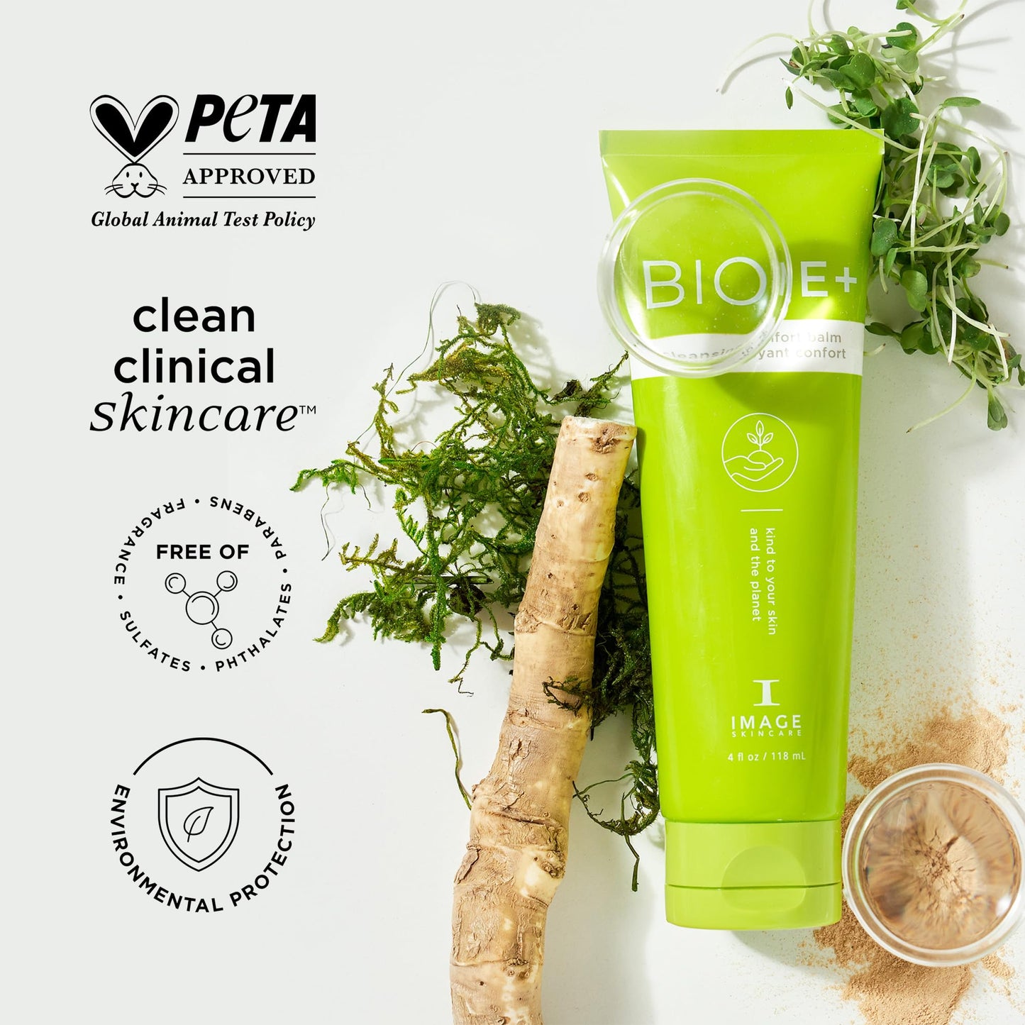 IMAGE Skincare, BIOME+ Cleansing Comfort Balm, Microbiome Friendly Gentle Cleanser, Reduces Moisture Loss, 4 fl oz Beauty & Personal Care IMAGE Skincare
