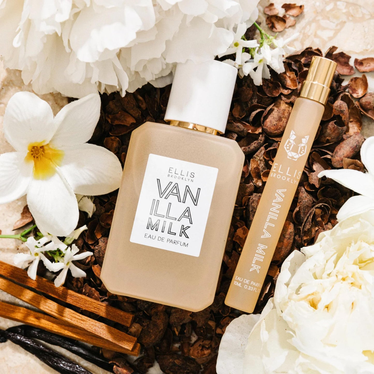 Ellis Brooklyn Vanilla Milk Eau de Parfum - Gourmand Creamy Milk, Bourbon Vanilla & Sandalwood, Perfume for Women - Vegan, Cruelty-Free Paraben-Free Beauty & Personal Care Ellis Brooklyn