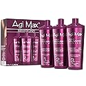 Agi Max Brazilian Keratin Hair Treatment Kit 1000ml - 3 Steps - The Best Straightening! Beauty & Personal Care Agi Max