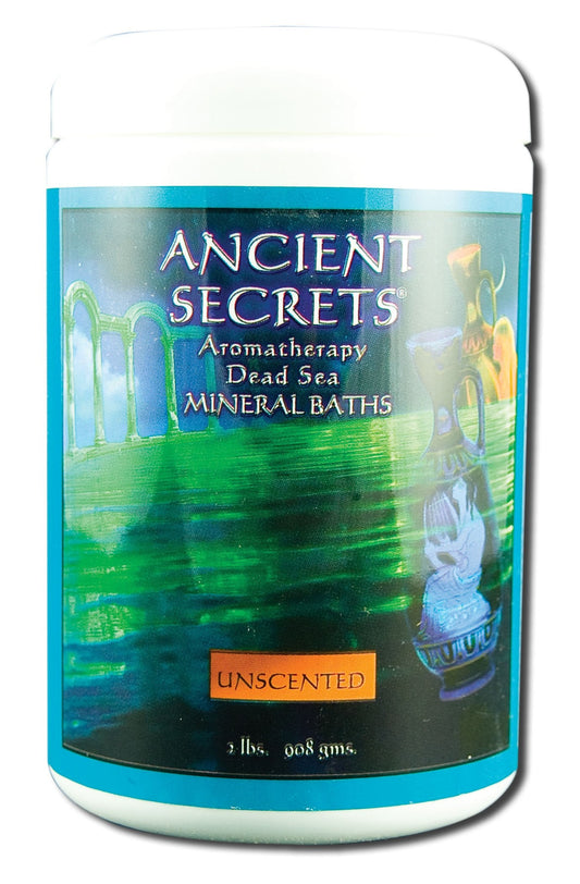Ancient Secrets Aromatherapy Dead Sea Mineral Baths Unscented - 2 lbs Beauty and Personal Care ANCIENT SECRETS