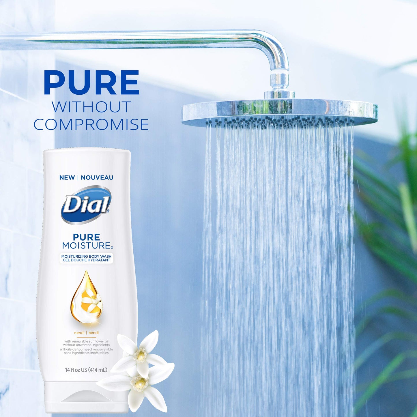 Dial Pure Moisture Body Wash, Neroli, 14 Ounce (Pack of 4) Beauty & Personal Care Dial