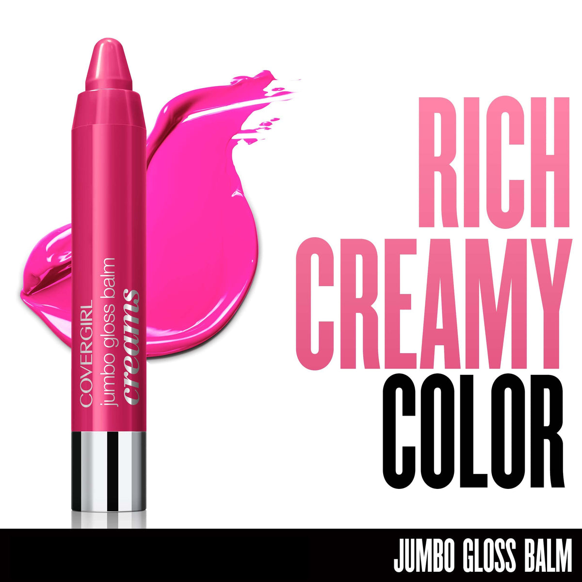 COVERGIRL Colorlicious Jumbo Gloss Balm Creams Strawberry Frappe 295, .11 oz Beauty & Personal Care COVERGIRL
