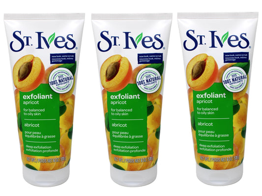 St. Ives Fresh Skin Apricot Scrub, Invigorating, Oil Free 6 Oz (Pack of 3) by St. Ives Beauty & Personal Care St. Ives
