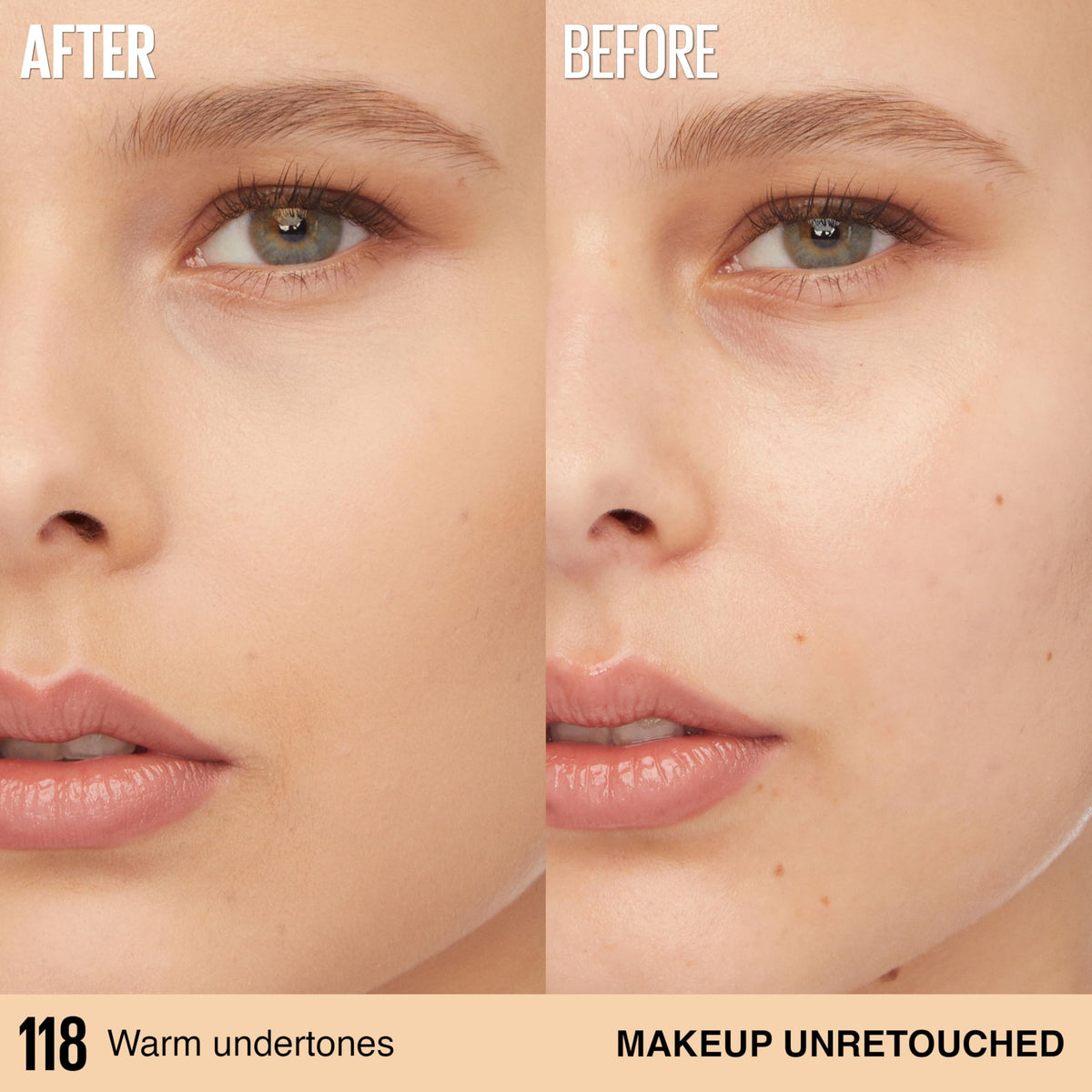 Maybelline Super Stay Lumi-Matte Foundation, Lightweight and Buildable Full Coverage Foundation Makeup For Up To 30HR Wear, 125, 1 Count