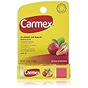 Carmex Click-Stick Moisturizing Lip Balm SPF 15 Strawberry 0.15 oz (Pack of 3) Beauty & Personal Care Carmex