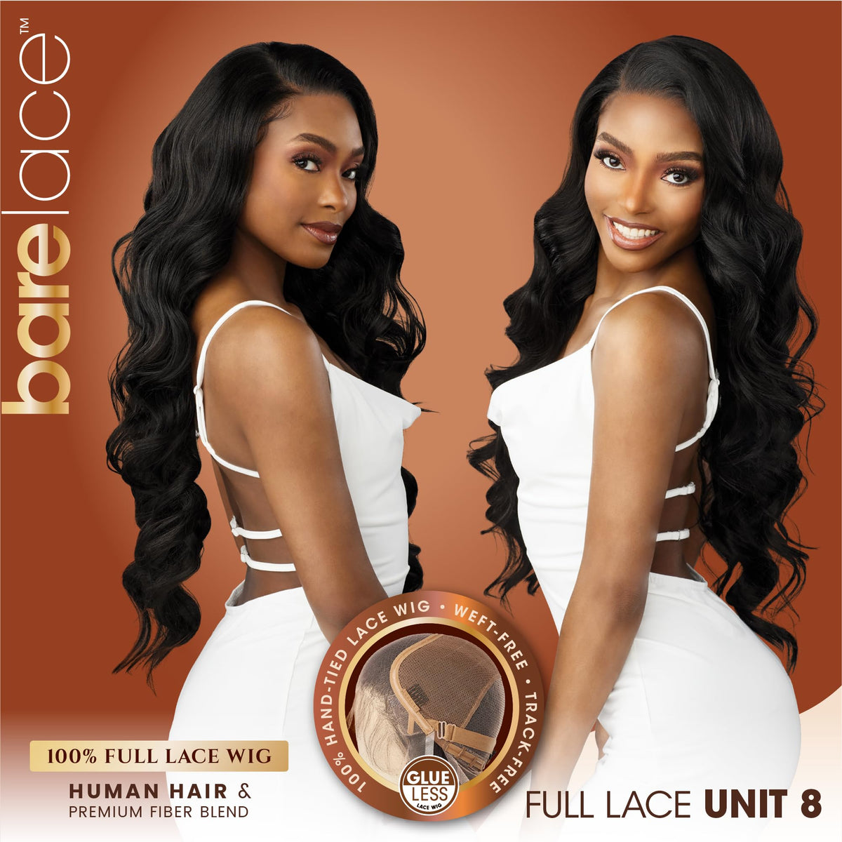 Sensationnel Bare Lace FullLaceWig-Unit 8, FLAMBOYAGEAUBURN