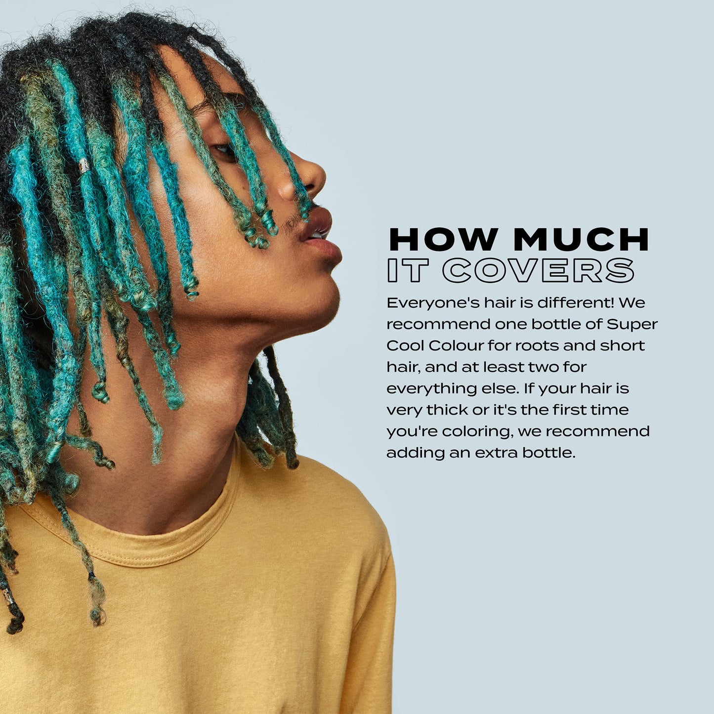 BLEACH LONDON Washed Up Mermaid Super Cool Color - Semi-Permanent Hair Color, Vivid Turquoise Blue, Bright Aqua Temporary Hair Color Cream, 5.07 fl Beauty & Personal Care Bleach London