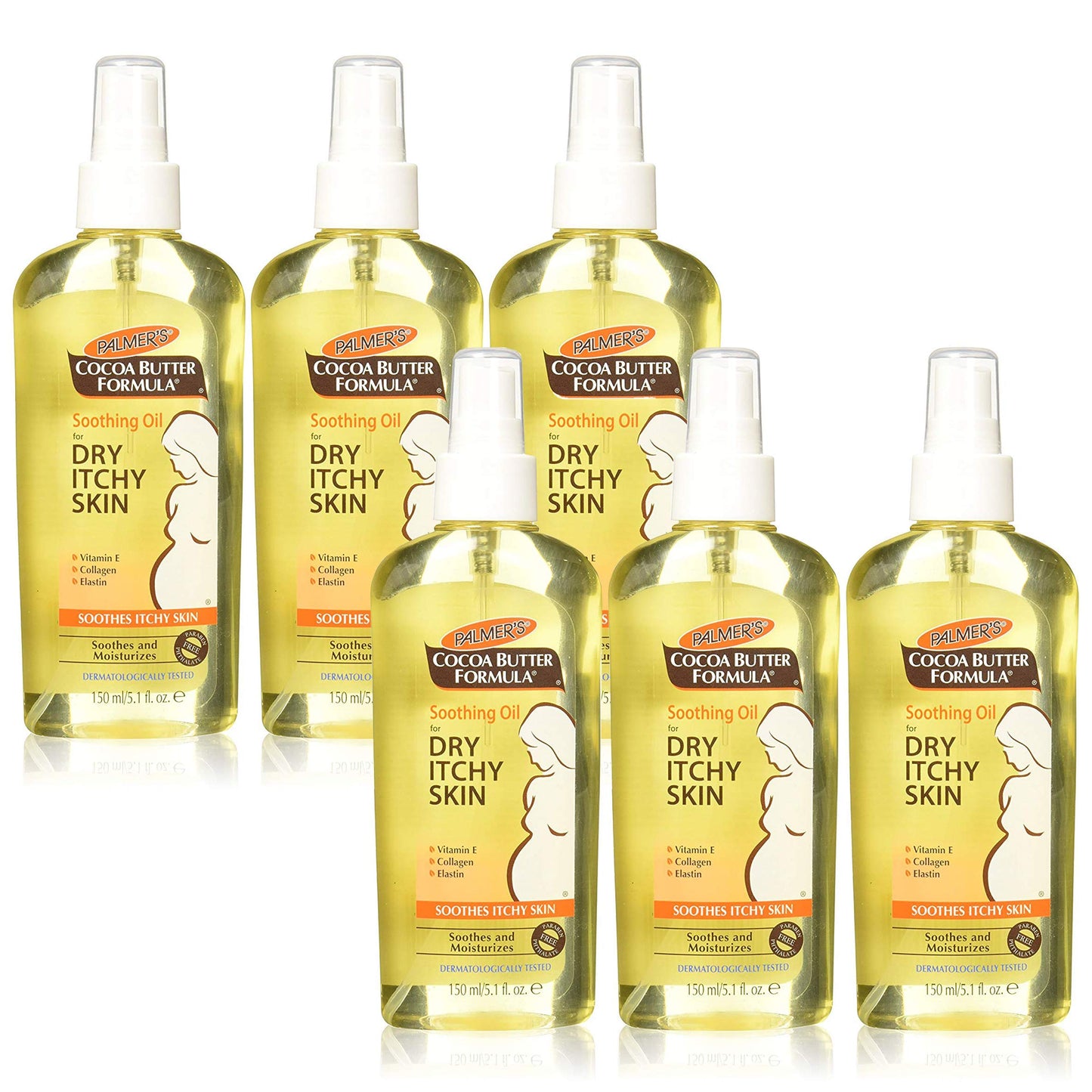Palmer's Cocoa Butter Formula Soothing Oil 5.10 oz ( Pack of 6) Beauty & Personal Care Palmer's