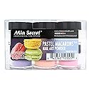 Mia Secret Pastel Macarons Nail Art Powder 6 pc Set Beauty & Personal Care Mia Secret