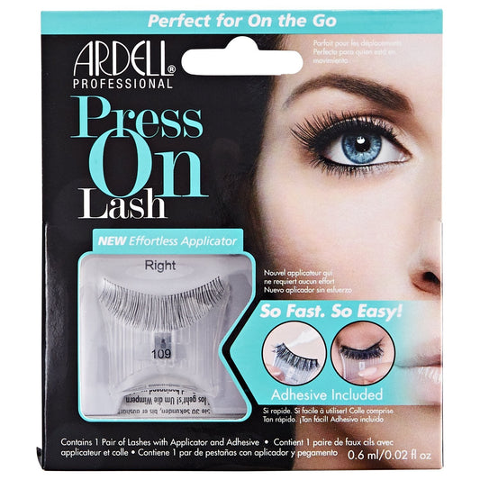 Press On Lash with Adhesive Pipette 109 Black Beauty & Personal Care Ardell