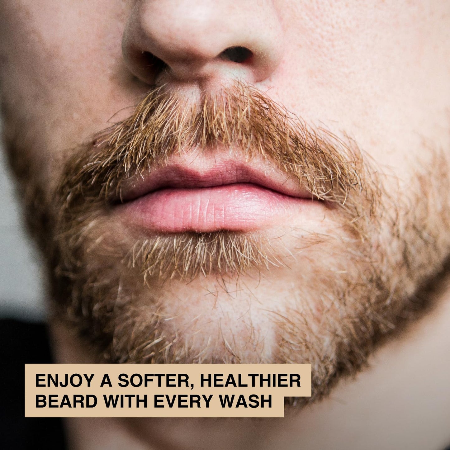 Beard Shampoo & Pouch Kit - Men’s Beard Wash - Hydrate, Cleanse, Soften & Strengthen - For Itchy & Flaky Facial Hair - With Witch Hazel - All Skin Beauty and Personal Care Gentlehomme