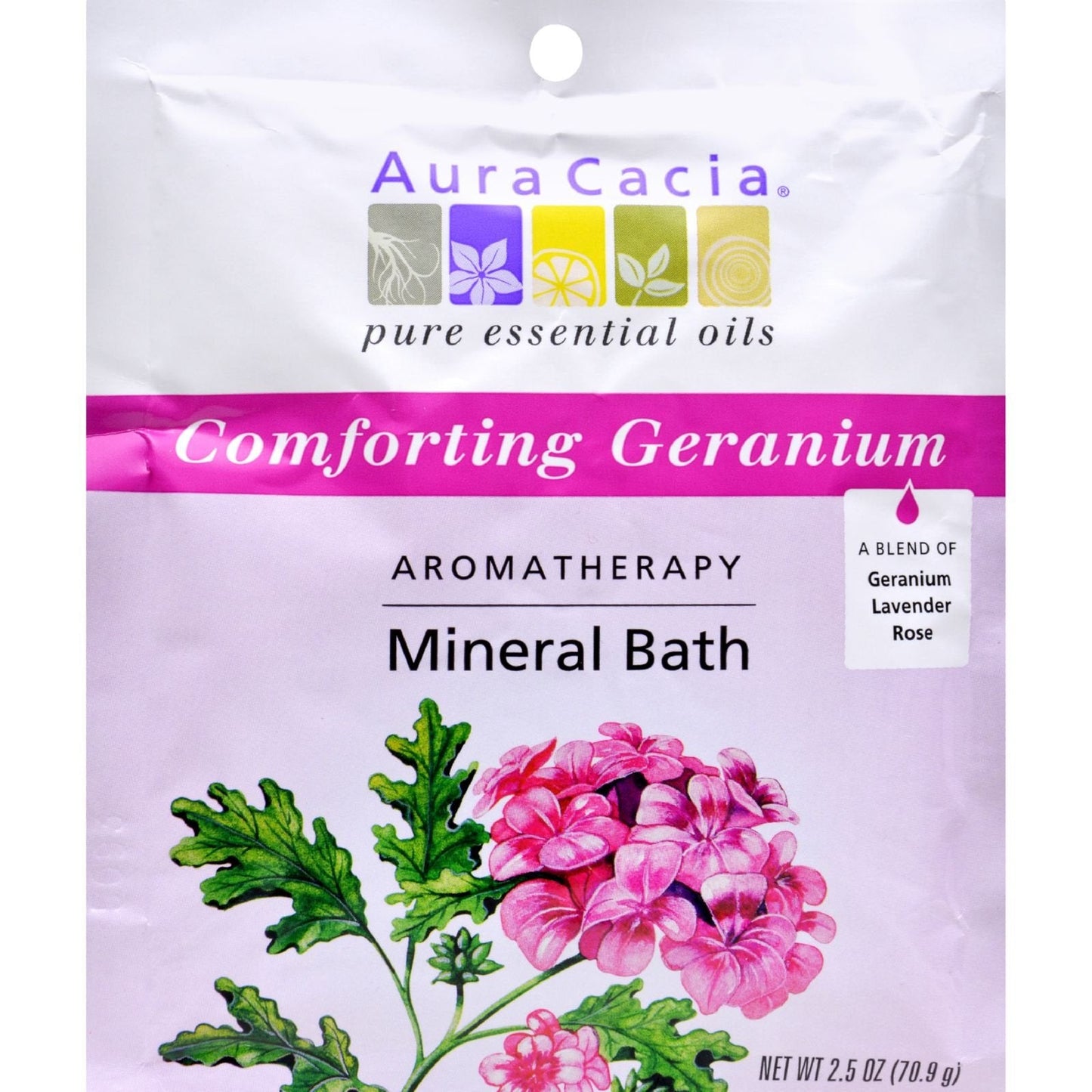Aura Cacia Bath Mnrl Geranium Comforting Beauty and Personal Care Aura Cacia