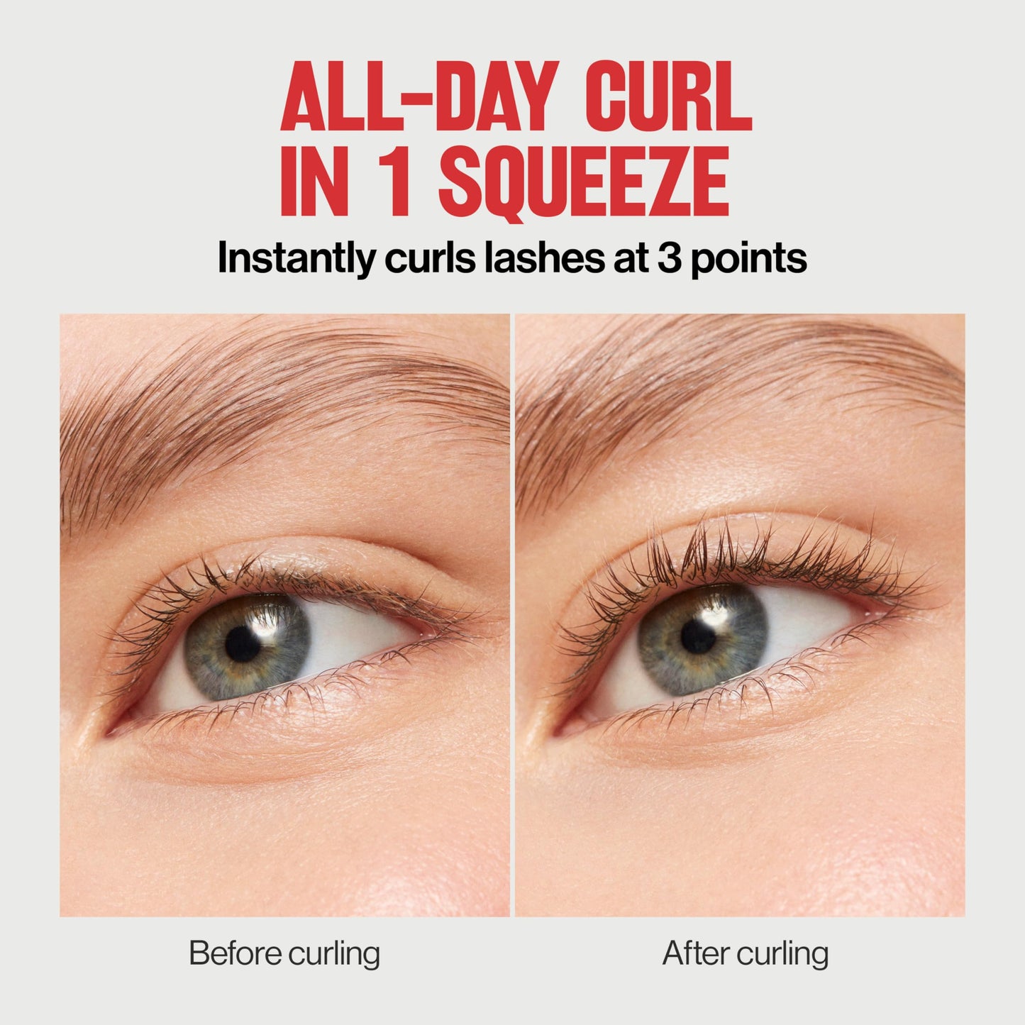 Revlon Triple-Stepped Lash Curler, Eyelash Lift For a Super-Curled Look in One Squeeze, 3-Tiered Pads for Gentle, Tug-Free Curling, 1 Count Beauty & Personal Care REVLON