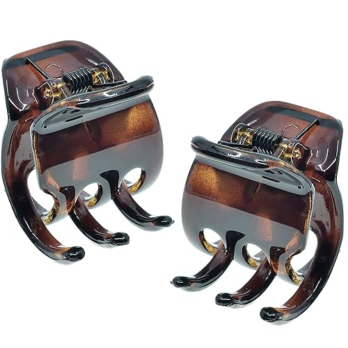 Camila Paris NV123 French Hair Clip for Women, Small Set of 2 Tortoise Girls Hair Claw Clips Jaw. Fashion Durable Styling Hair Accessories for Women Beauty & Personal Care Camila