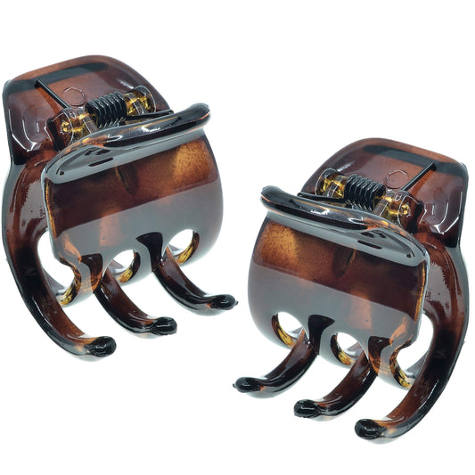 Camila Paris NV123 French Hair Clip for Women, Small Set of 2 Tortoise Girls Hair Claw Clips Jaw. Fashion Durable Styling Hair Accessories for Women Beauty & Personal Care Camila