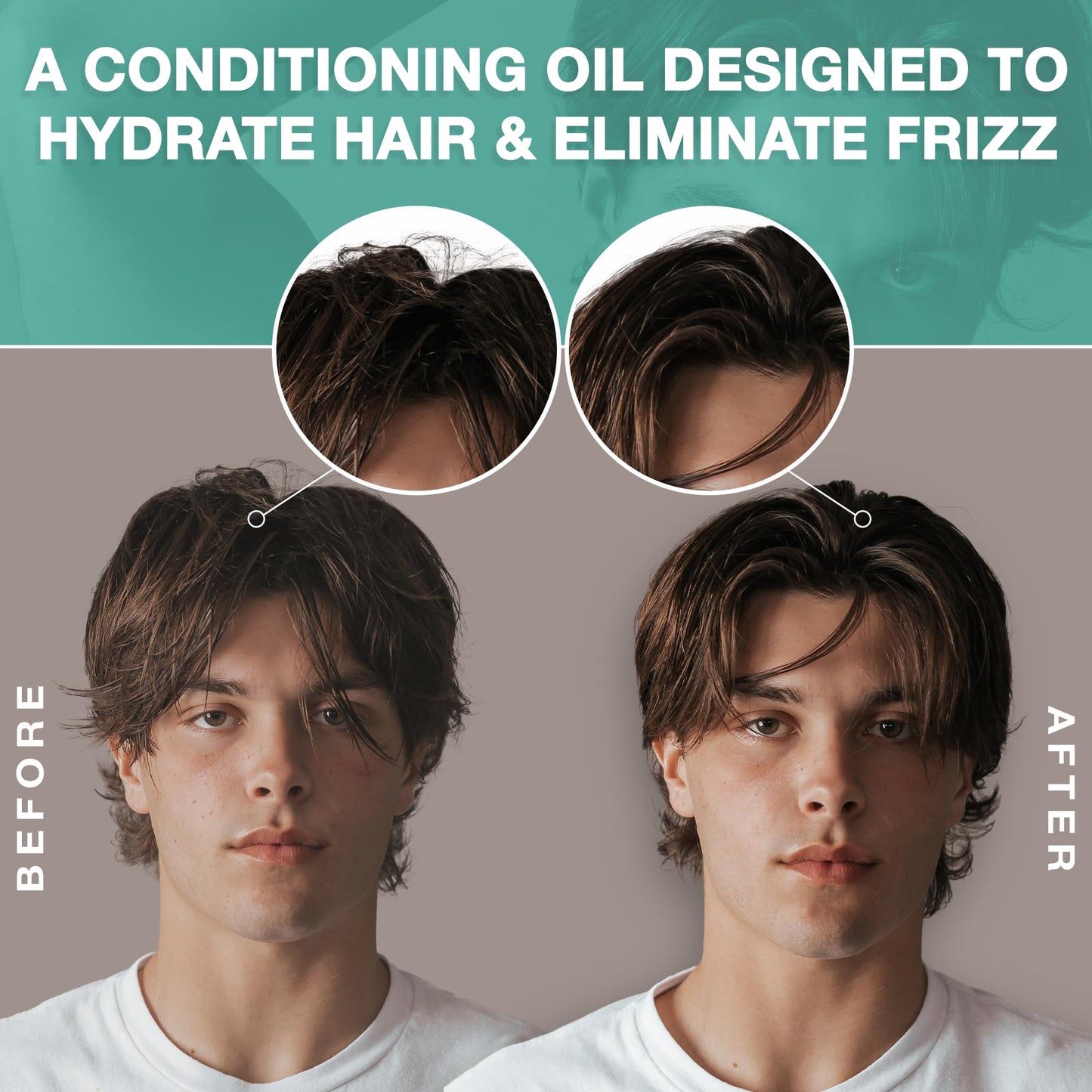 CRVFT Daily Leave in Conditioner For Men [OIL] | 30 Day Supply | Men's Hair Moisturizer | Hair Oil For Men | For Dry/Damaged Hair | Scented | (3oz) AM Beauty & Personal Care Hair Craft Co.