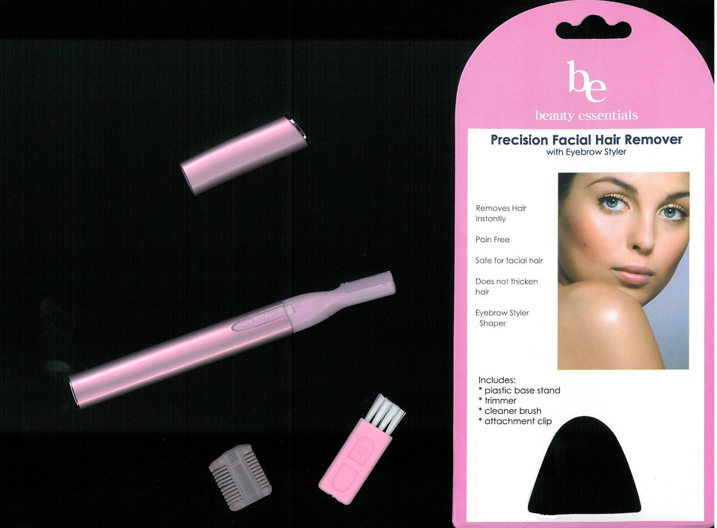 Pink Womens Facial Trimmer & Eyebrow Styling Kit Beauty and Personal Care Beauty Essentials