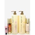 OTTO KEUNIS argan oil 5+ Hydrating shampoo 33.8oz, Conditioner 33.8oz., Hair serum 3.38 oz., Shine Spray 3.38 oz "Free Starry Sexy Kiss Lip Plumping Beauty & Personal Care OTTO KEUNIS