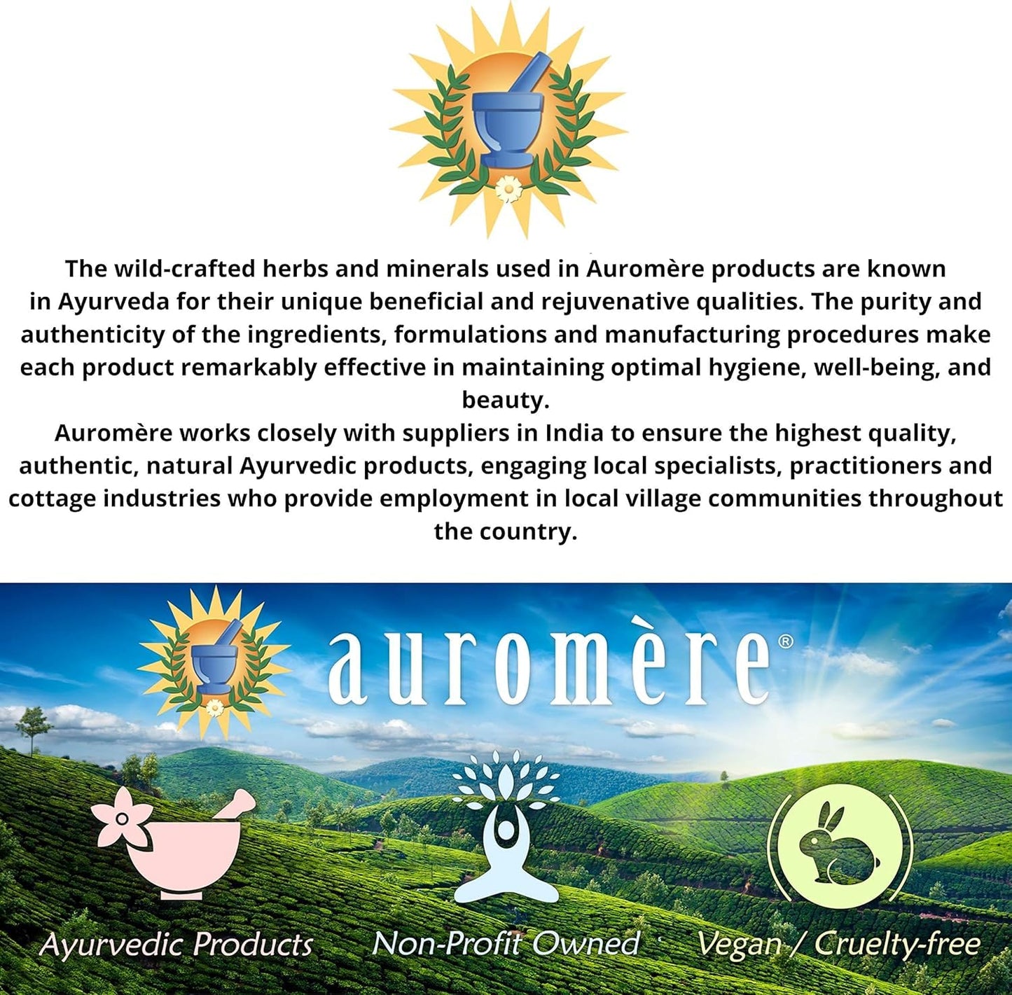 Auromere Ayurvedic Indian Healing Clay Mask for Natural Skin Care - Exfoliating Body Scrub and Facial Mask for Skin and Face Care - Mud Mask Unclogs Beauty & Personal Care Auromere